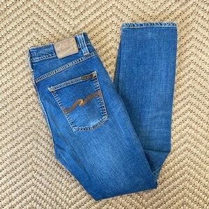 Nudie Jeans - Straight Legged Slim Organic Cotton - Blue - 33x34